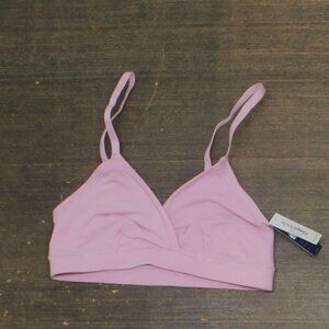 NWT Gap Body Womens Breathe Full Coverage Knit Bra GPW00153 Lavender Pink XS